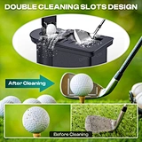 washing golf balls